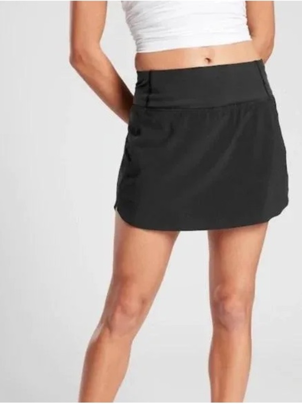 Athleta Black Run With It Active 14" Skort - XL